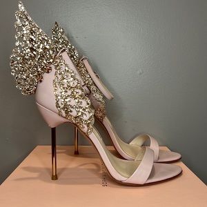 Sophia Webster Evangeline Sandal Pink/Glitter Size 38